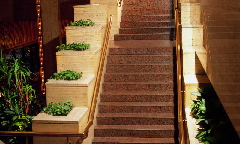 Marmonil Imperial Red Granite-Polished- Egyptian-Massive-Semiramis Intercontinental Hotel -Stair