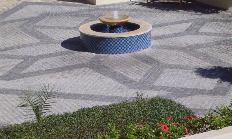 Marmonil Karnak Grey Granite - Natural Cut - Egyptian- Paver - Four Seasons Sharm- Floor